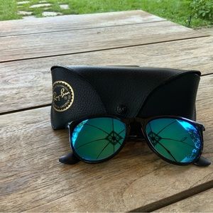 Blue mirror Ray-Ban Erika Sunglasses